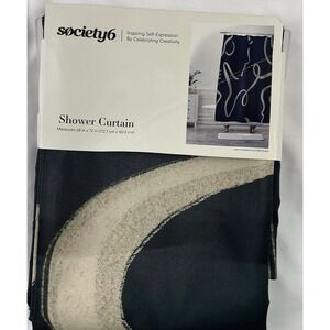 Society6‎ Shower Curtain Lost In Translation Kaitlin Purple 69"x72" Abstract Art